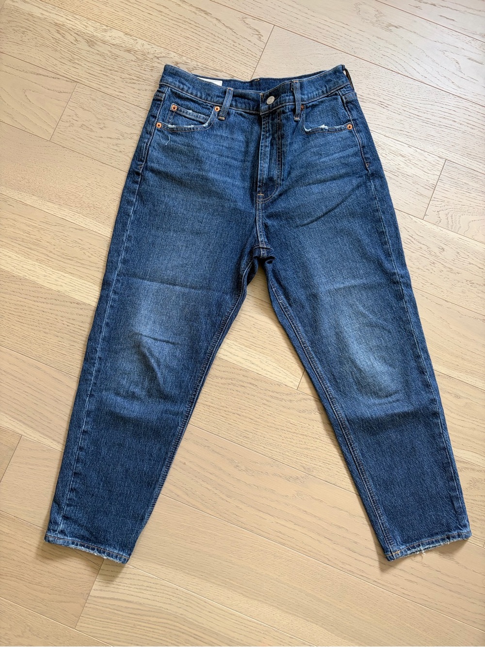 GAP Dark Blue Mom Jean High Rise